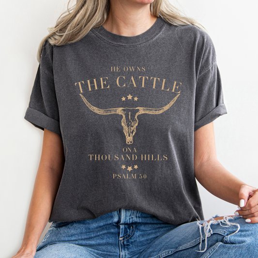 Psalm 50 - He Owns the Cattle Tee