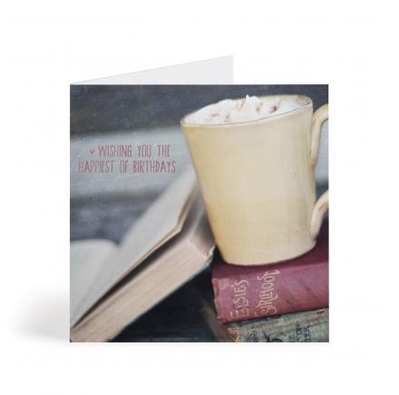 Coffee & Books - 6X6 Card