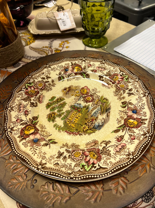 Set of 6 Royal Staffirdshire Vintage Dinner Plates