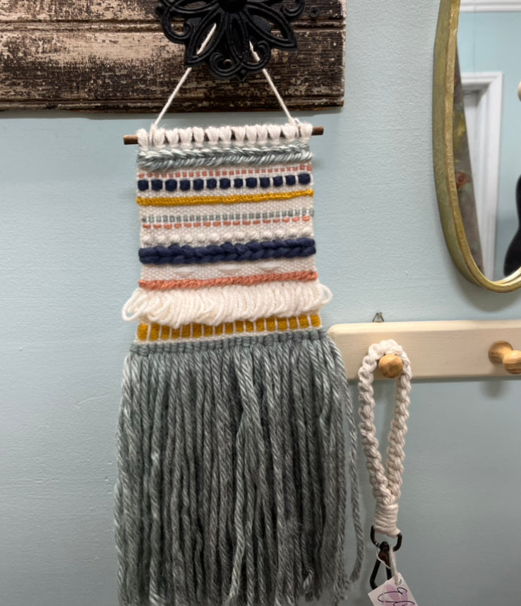 Multi Colored Woven Wall Hanger