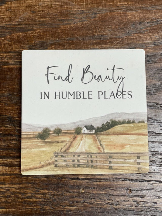 Find Beauty - 4X4 Square Coaster