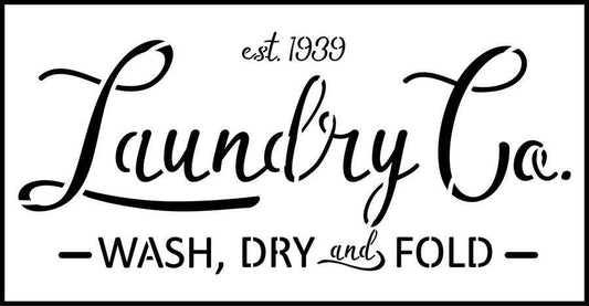 JRV Laundry Stencil