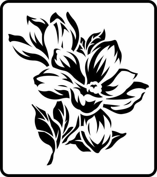 Magnolia Stencil