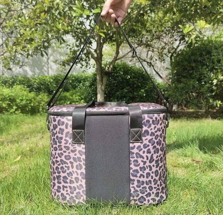 Insulated Cooler Bag - Leopard