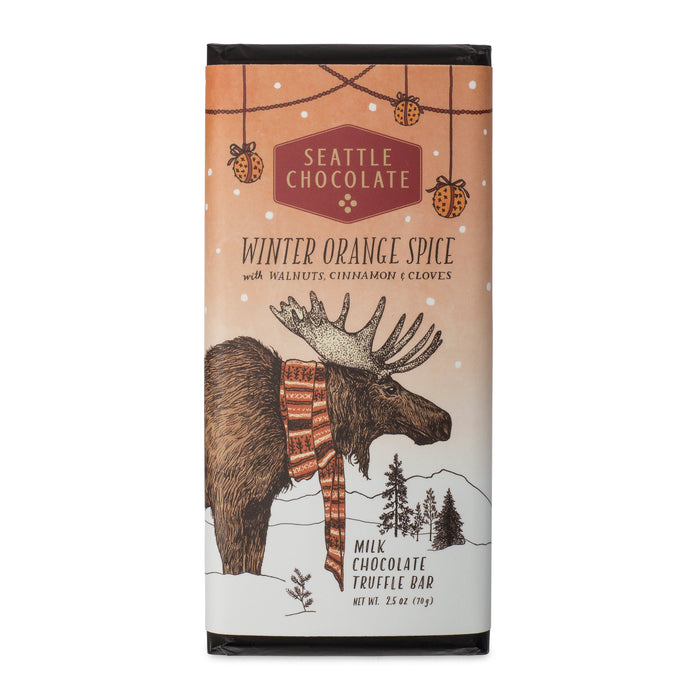 Winter Orange Spice (Moose) Truffle Bar - 2.5 oz