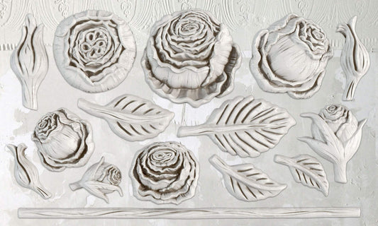 IOD Heirloom Roses Moulds Preview