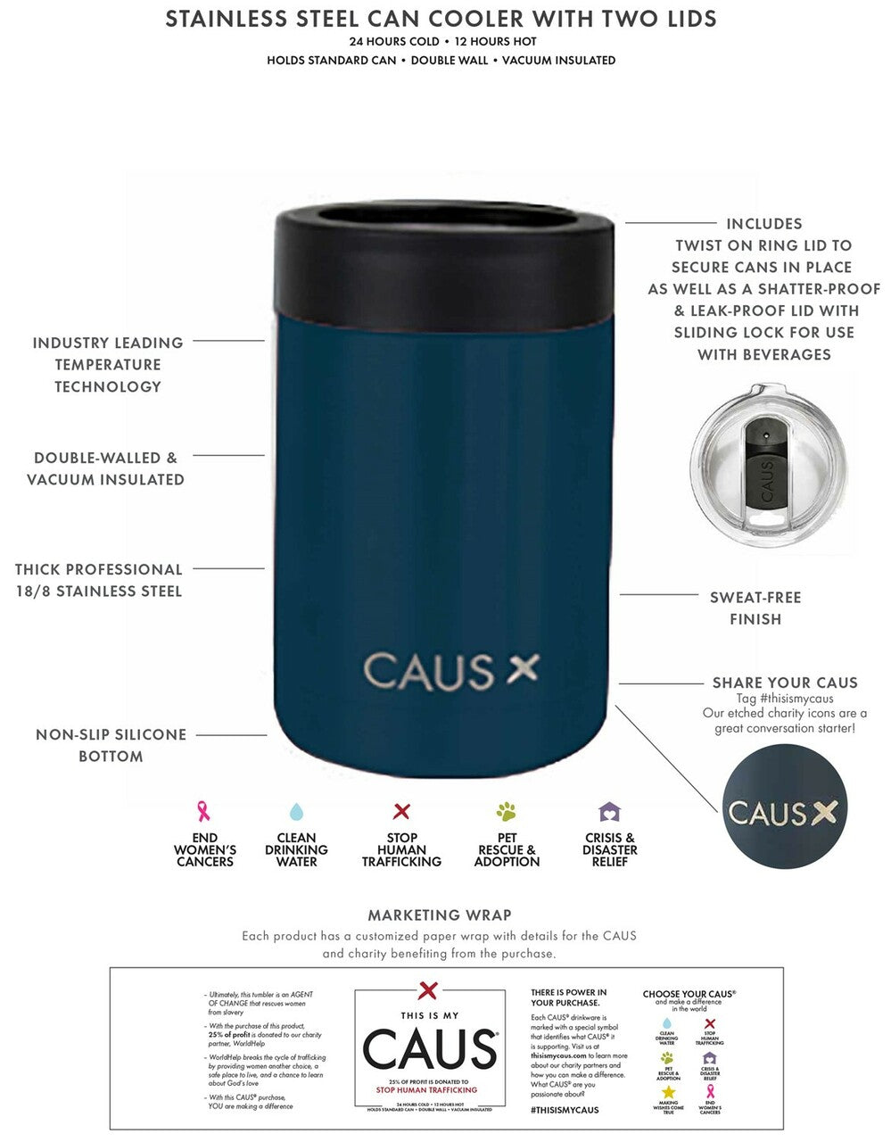 Caus Can Cooler -  Camo