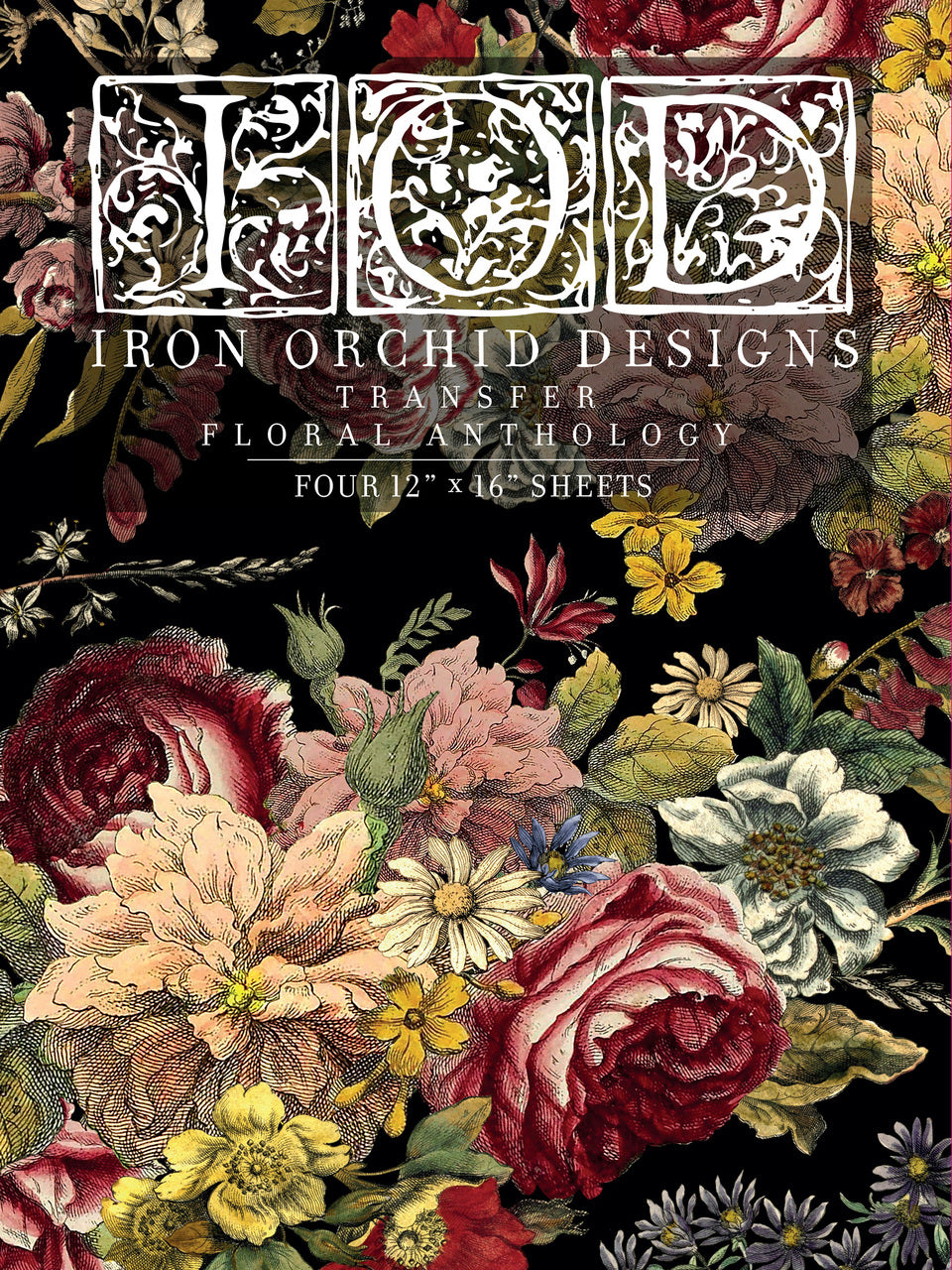 Floral Anthology IOD Transfer, Front Packaging