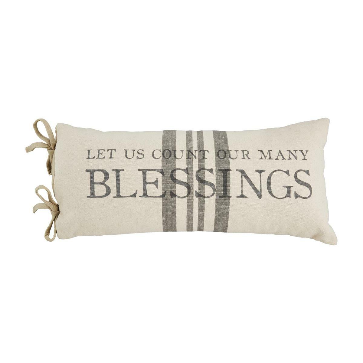 Count Many Blessings Pillow