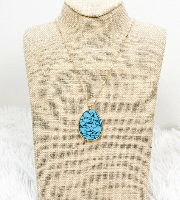 Natalie Necklace - Turquoise