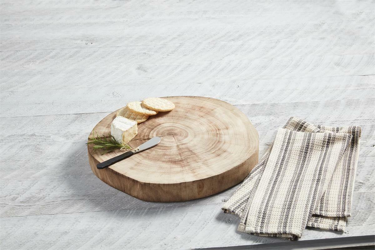 Wood Slice Board Set