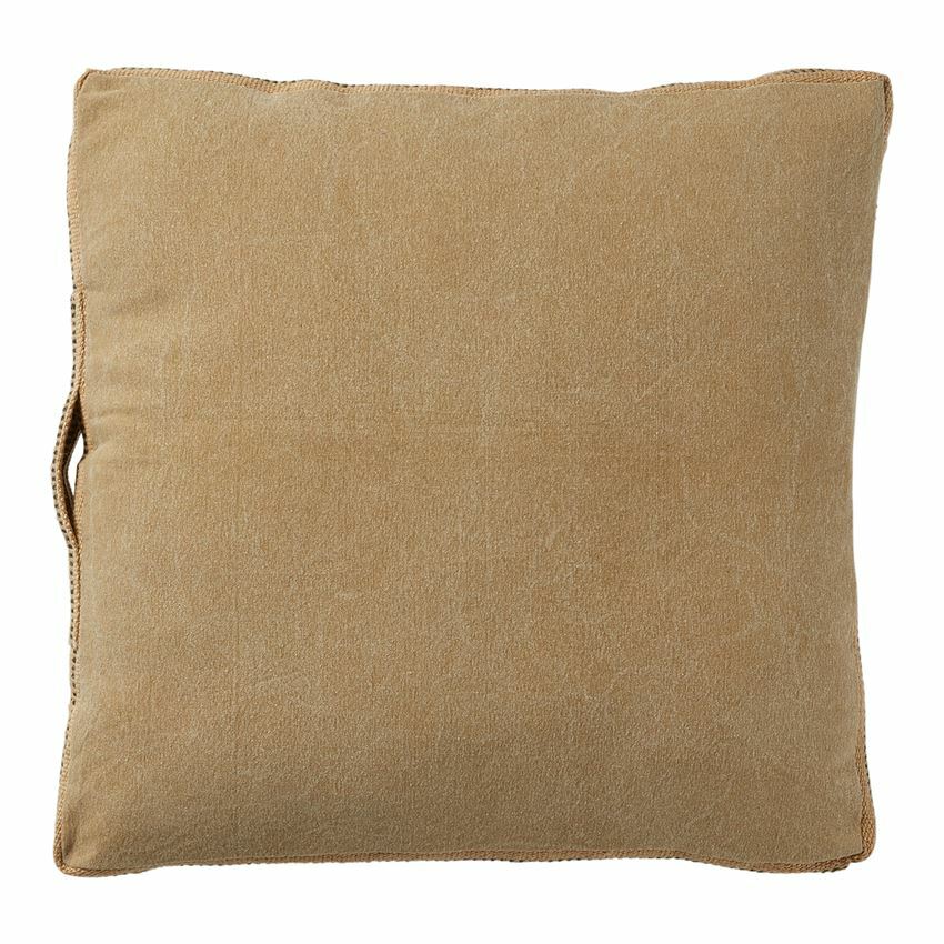 Tan Web Handle Pillow