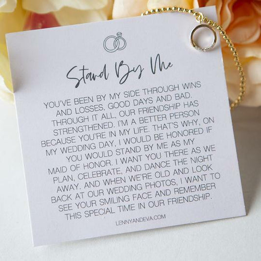 Stand By Me MOH Bracelet Gold